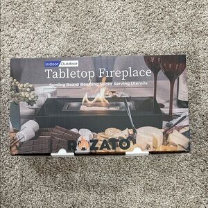 Tabletop Fireplace - Black